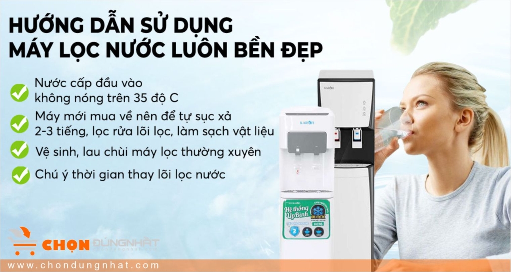 9 Lưu ý khi sử dụng Máy lọc nước giúp tăng độ bền hiệu quả