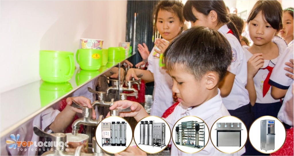 Hệ thống lọc nước công nghiệp nào chuyên dùng cho trường Tiểu học?