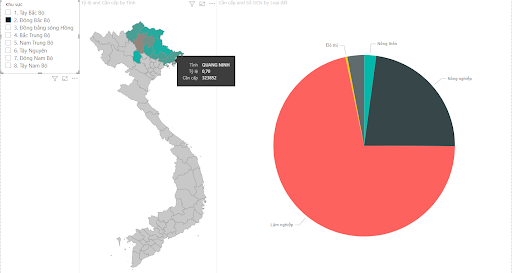 Ứng dụng của bản đồ Shape Map trong Power BI
