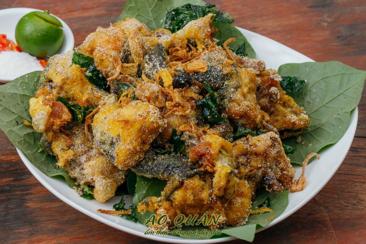 Ếch đồng rang muối