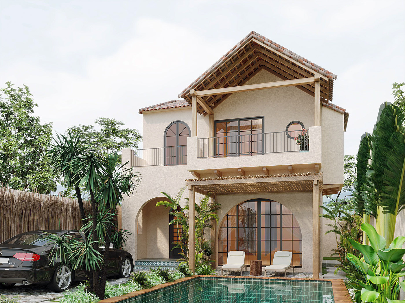 Nhà phố theo xu hướng Địa Trung Hải