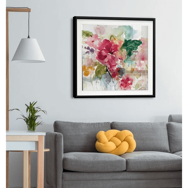  Những bức tranh treo tường hình hoa là lựa chọn an toàn và tinh tế