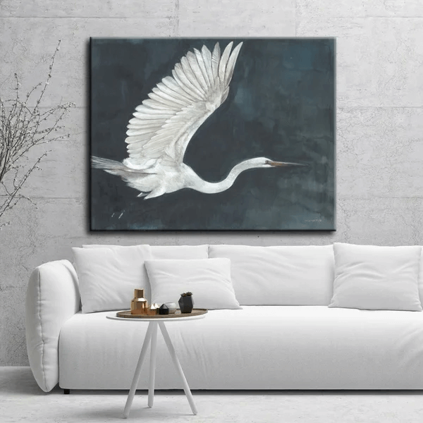  Bức tranh hình chú chim sải cánh đơn giản và đem lại cảm giác tự do bình yên