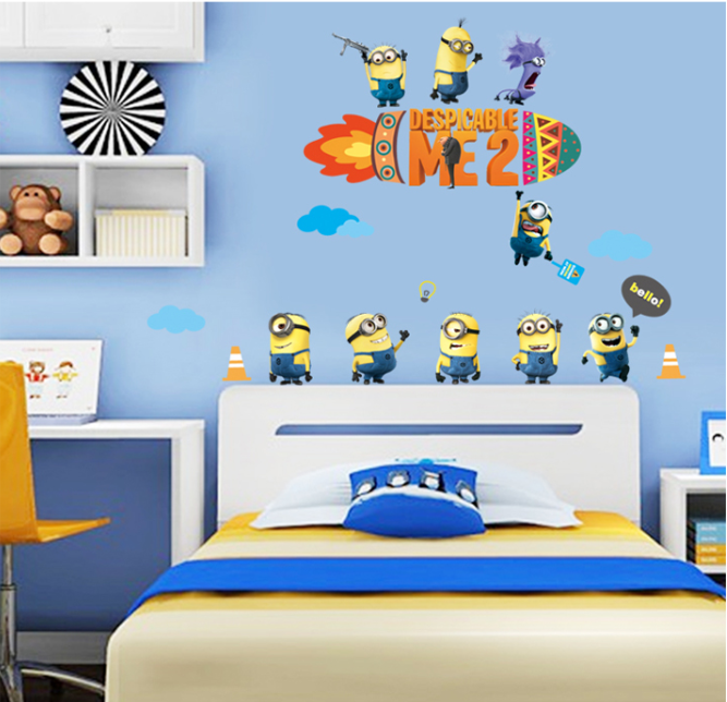 phòng ngủ nhân vật hoạt hình