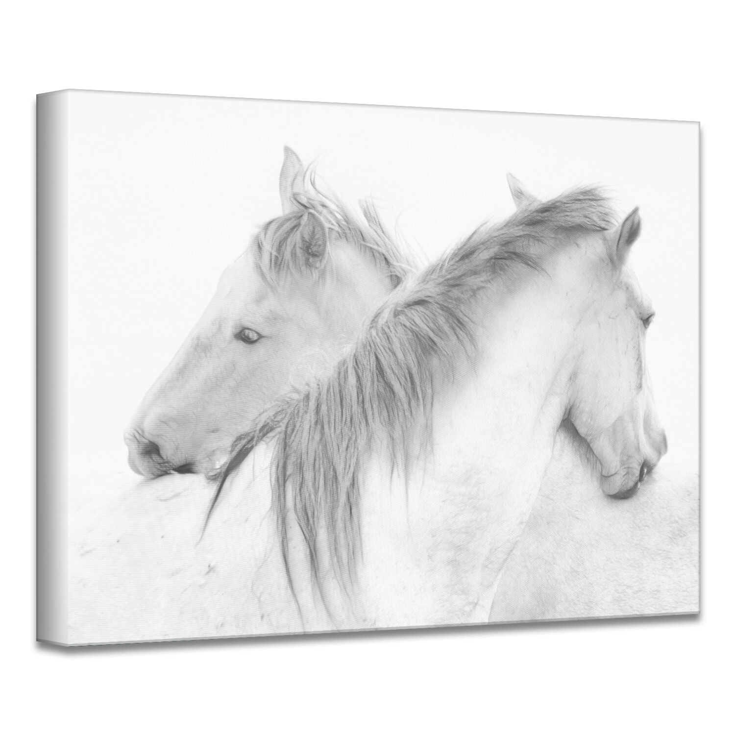  Tranh treo phòng ngủ hình đôi ngựa tốt cho người mệnh Hỏa