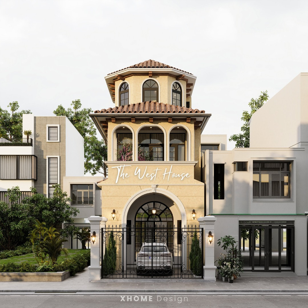 Thiết kế biệt thự Địa Trung Hải bắt mắt, đẹp và ấn tượng nhất 2024