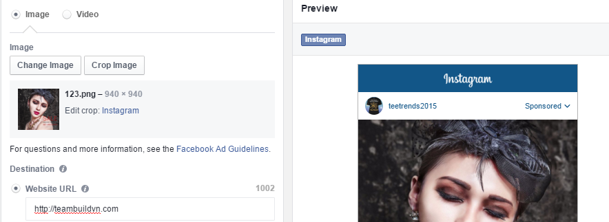 Tạo quảng cáo Instagram bằng Power Editor