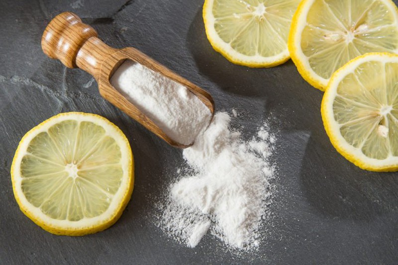 chanh và baking soda