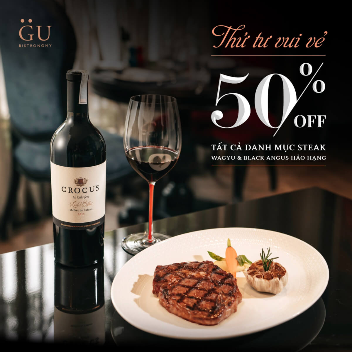 Nhà hàng steak GU Bistronomy