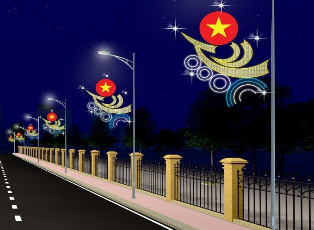 Cột đèn trang trí đường phố