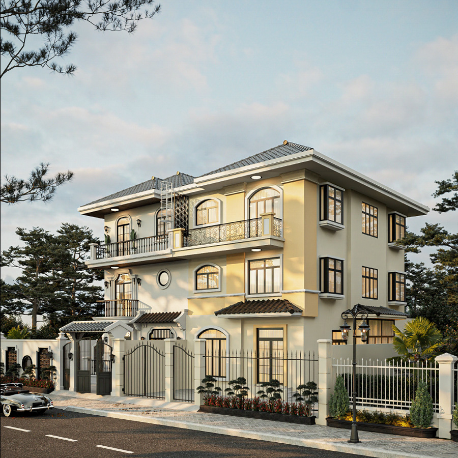 Đặc điểm kiến trúc Indochine ở Việt Nam (Nguồn: Internet)