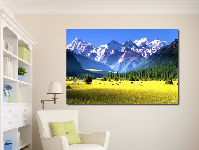 Tranh phong cảnh về đồi núi