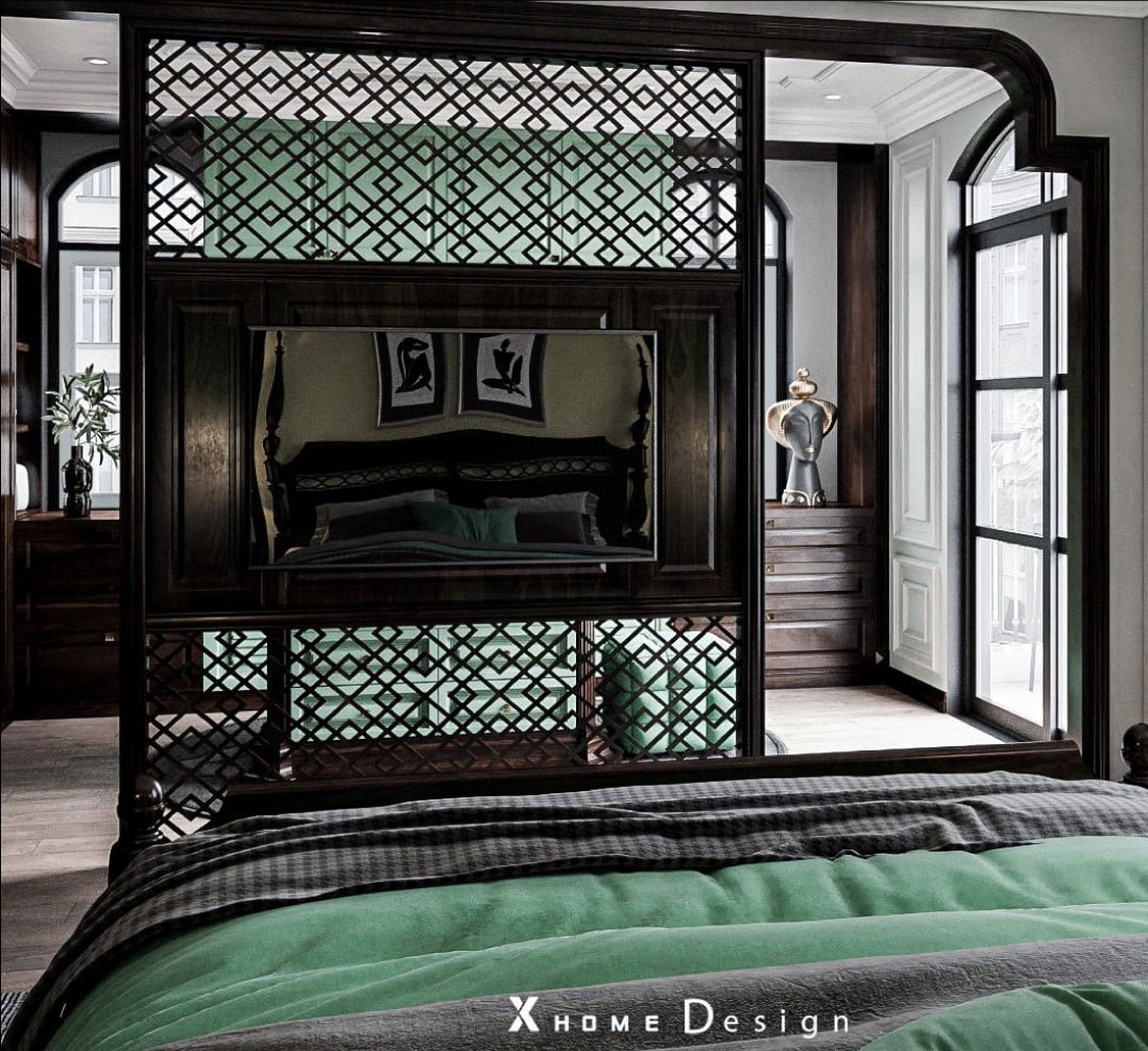 Họa tiết kỷ hà tăng nét sinh động cho không gian sống