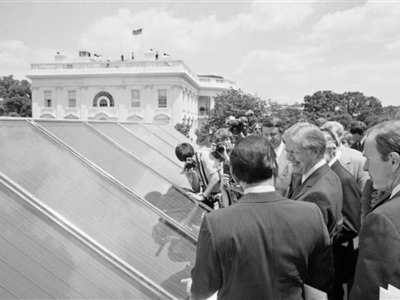 Nhà trắng sử dụng tấm pin năng lượng mặt trời