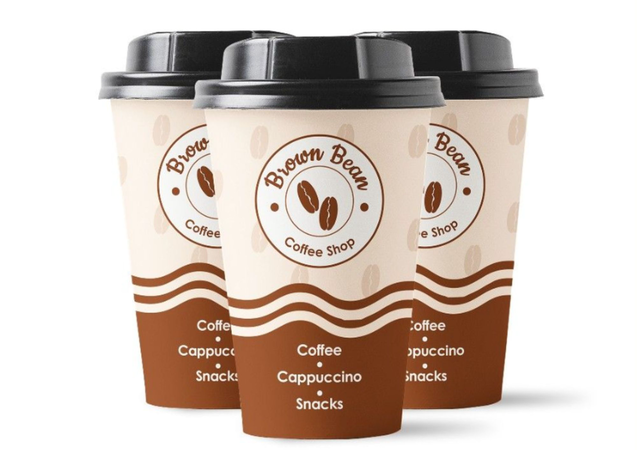 Mẫu ly cà phê mang đi được thiết kế tinh tế, giữ trọn hương vị cà phê.