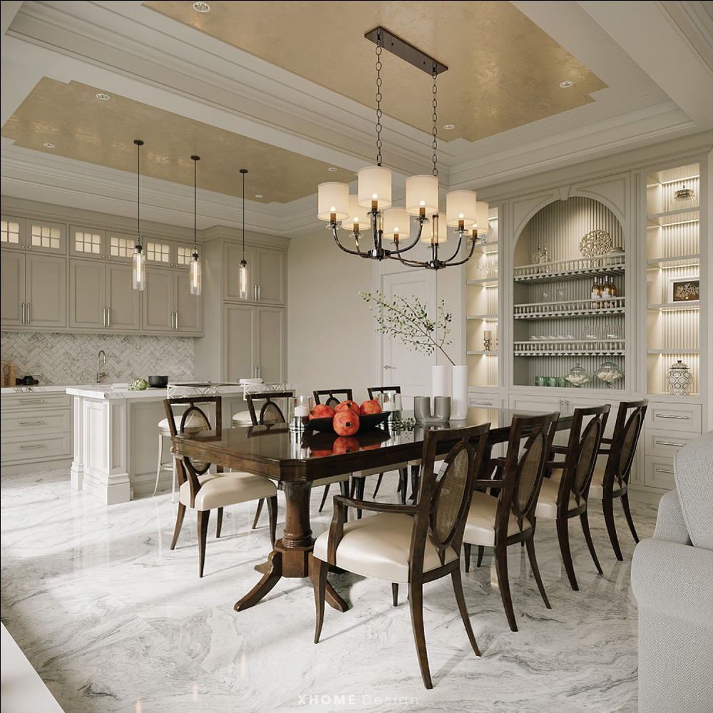 Mẫu thiết kế nội thất tân cổ điển đẹp