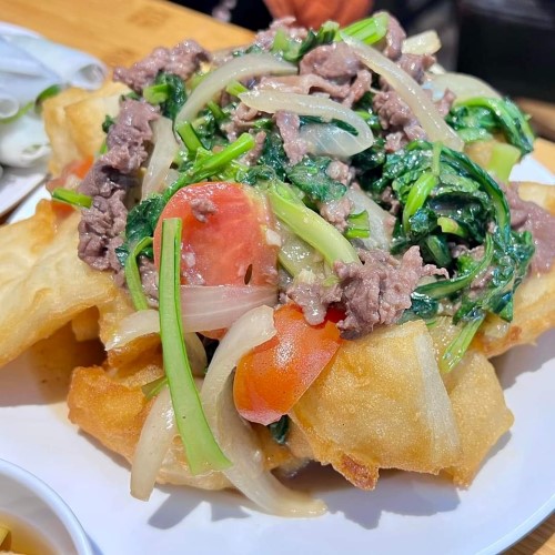 món ăn ngon ở hà nội phở chiên phồng