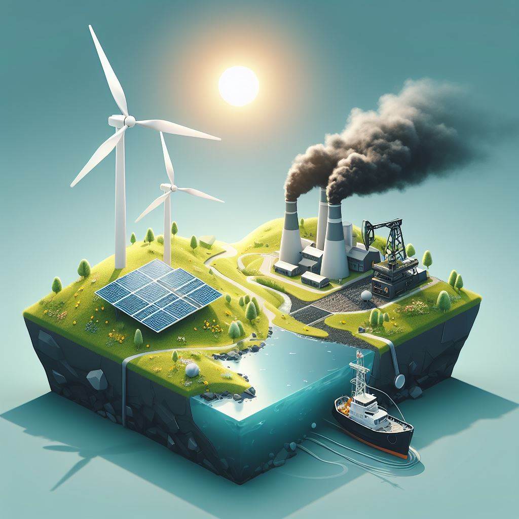 Có sự khác biệt lớn giữa năng lượng tái tạo và không tái tạo