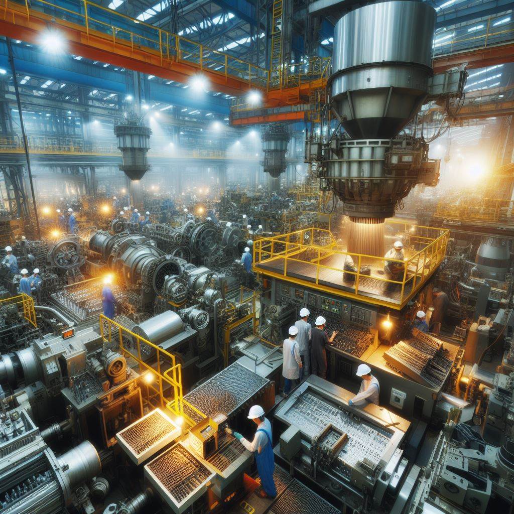 Doanh nghiệp áp dụng các quy trình sản xuất và gia công cơ khí