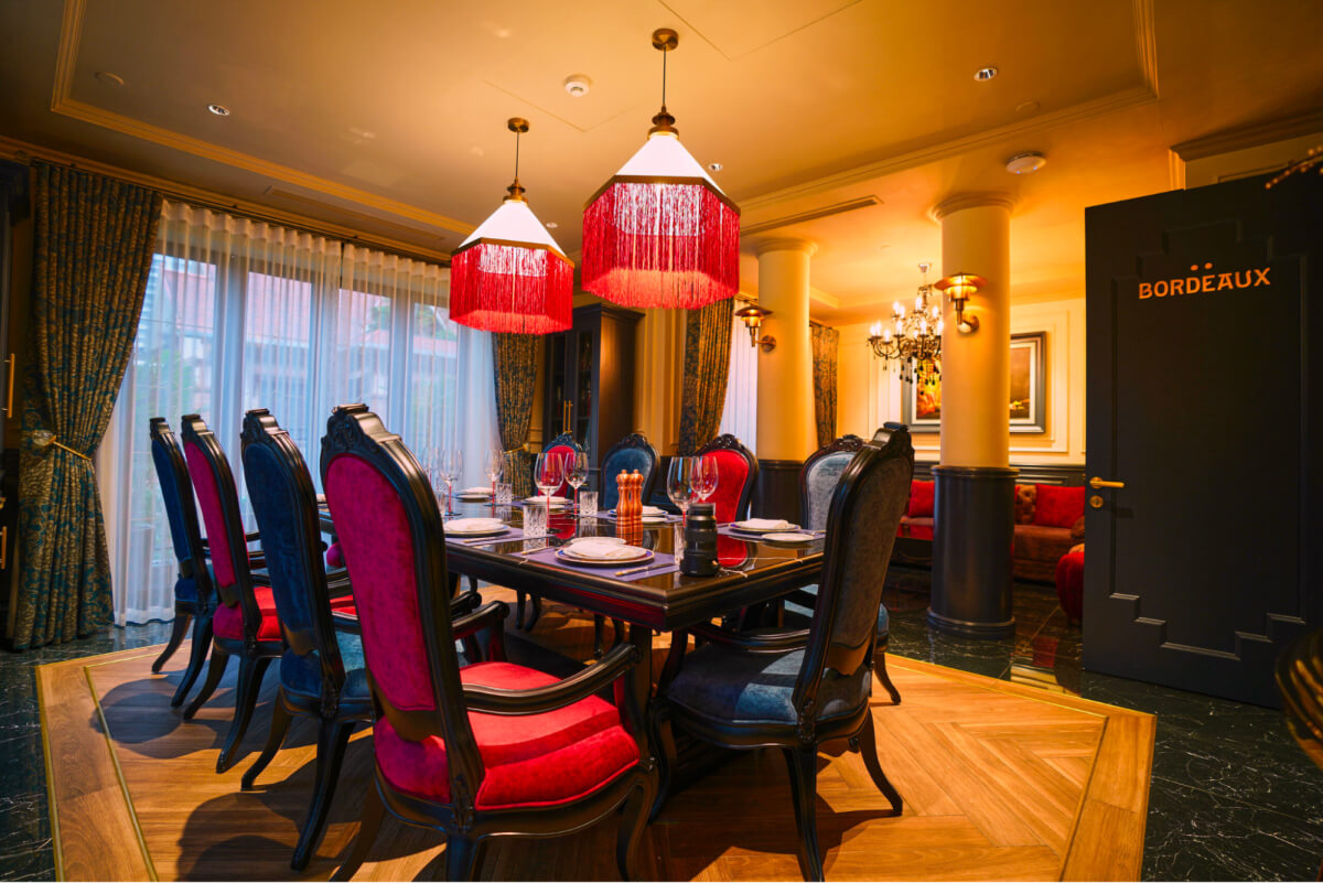 Không gian phòng riêng sang trọng tại nhà hàng GU