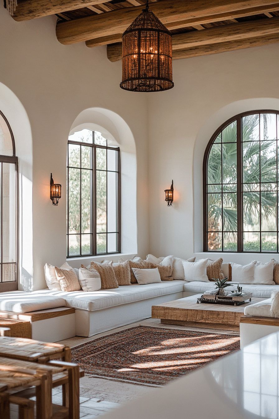 Phòng khách style Địa Trung Hải