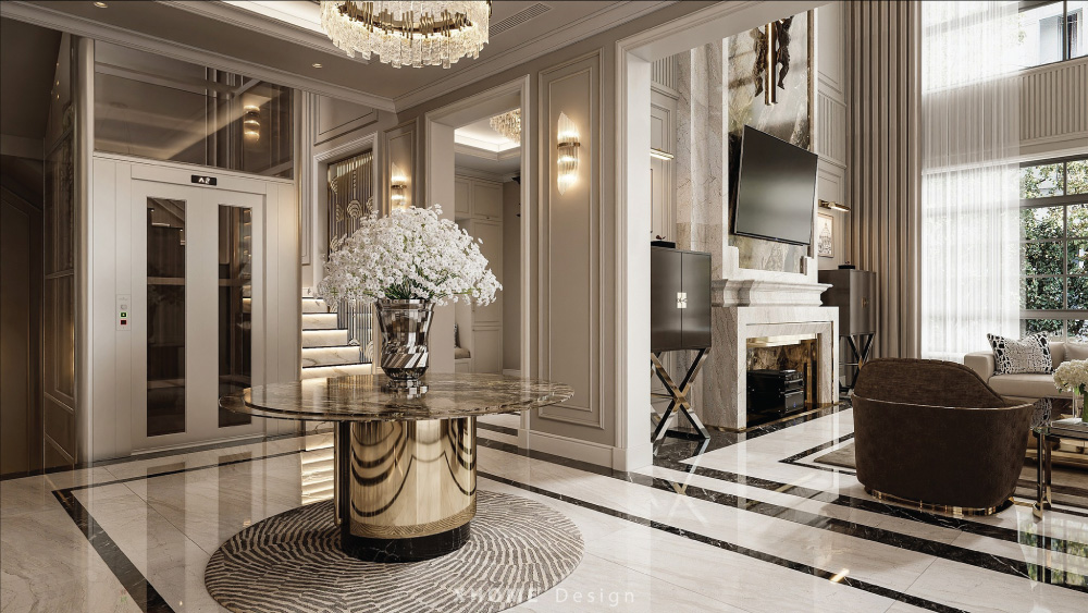 Phong cách tân cổ điển trong thiết kế nhà ở hiện nay