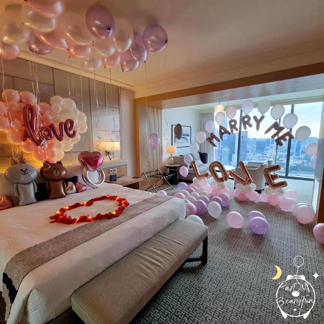 trang trí phòng tân hôn đơn giản