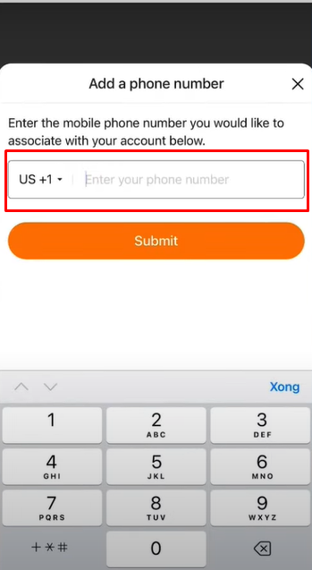 số điện thoại liên kết Paypal