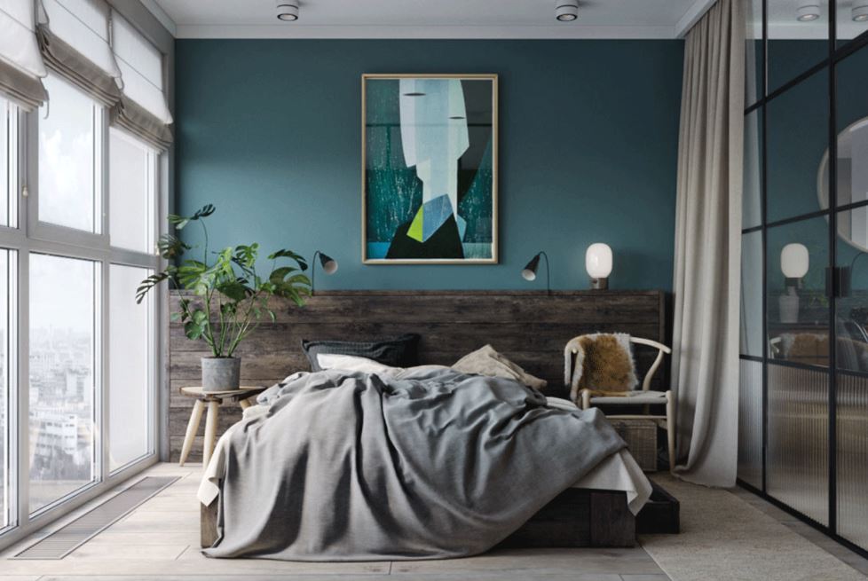 tranh trong phòng ngủ