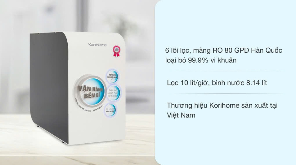 16 thuong hieu may loc nuoc gia dinh korihome
