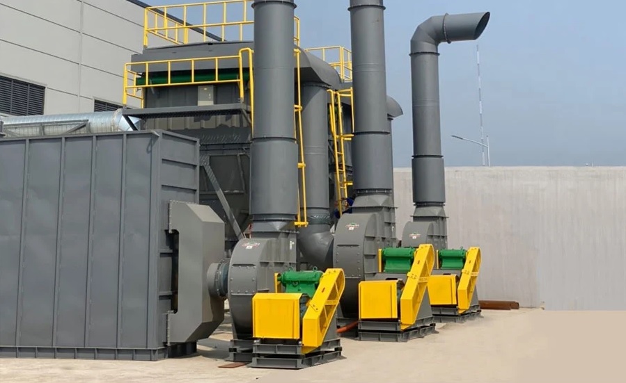 Hệ thống xử lý khí thải AC Tower 300 CMM cho Nhà máy mạch in