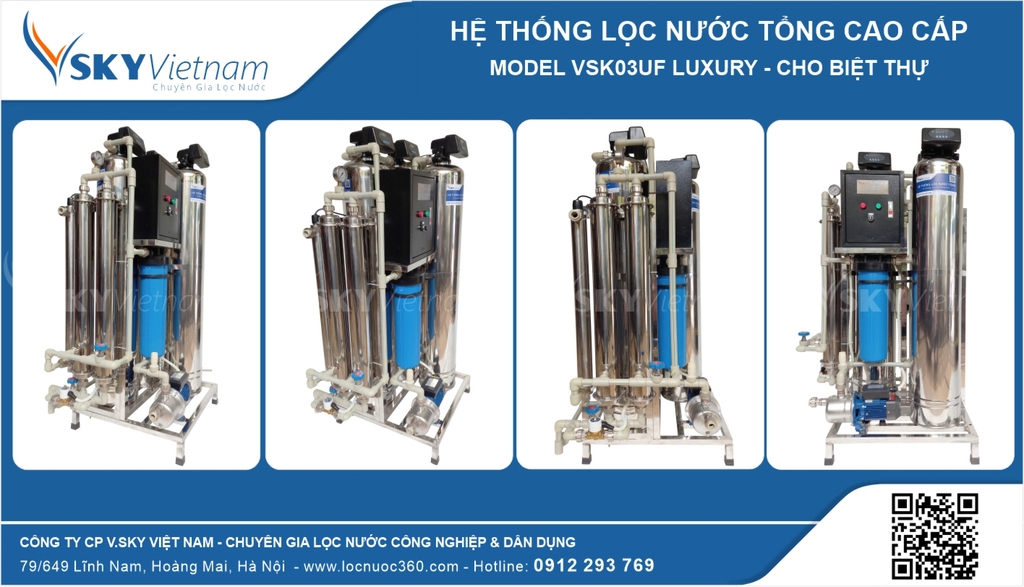 Báo giá lọc nước tổng Biệt thự mới nhất năm 2024