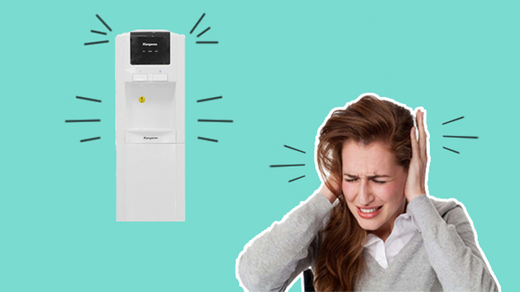 Máy có tiếng ồn khi hoạt động