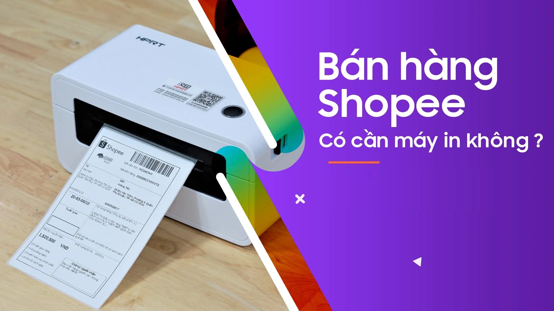 Góc thắc mắc: Bán hàng trên shopee có cần máy in không?