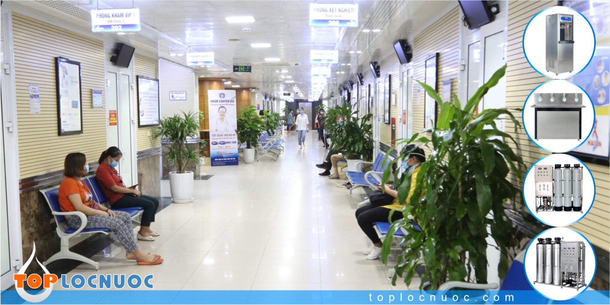 Lắp hệ thống lọc nước công nghiệp cho Bệnh viện cần quan tâm vấn đề gì?