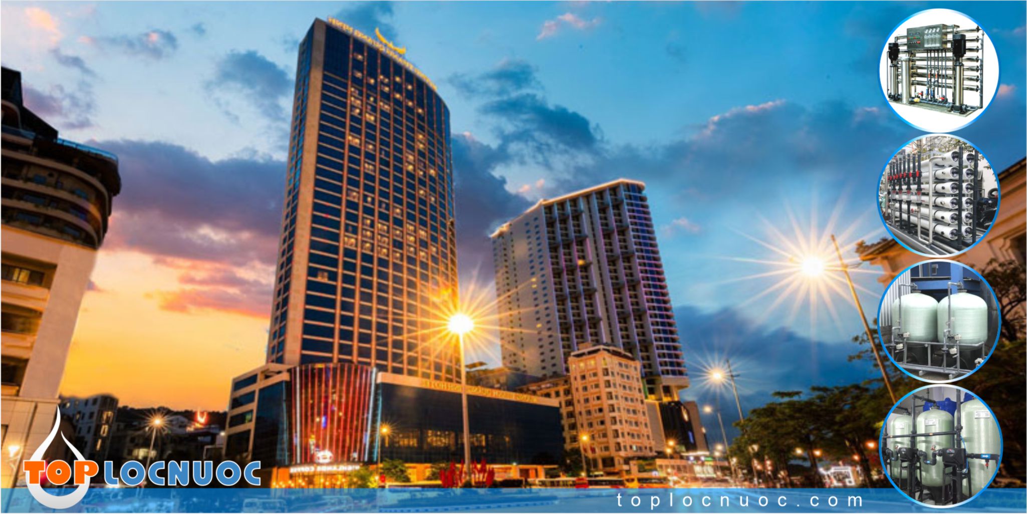 Hệ thống lọc nước cho Khách sạn tiêu chuẩn bao gồm những gì?