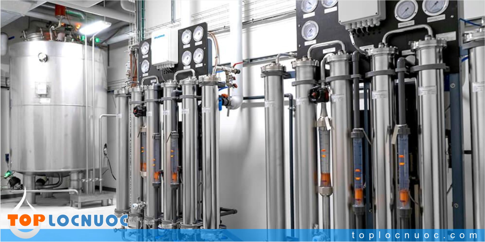 Chi tiết cấu hình Hệ thống lọc nước RO Công nghiệp 1 m3/h