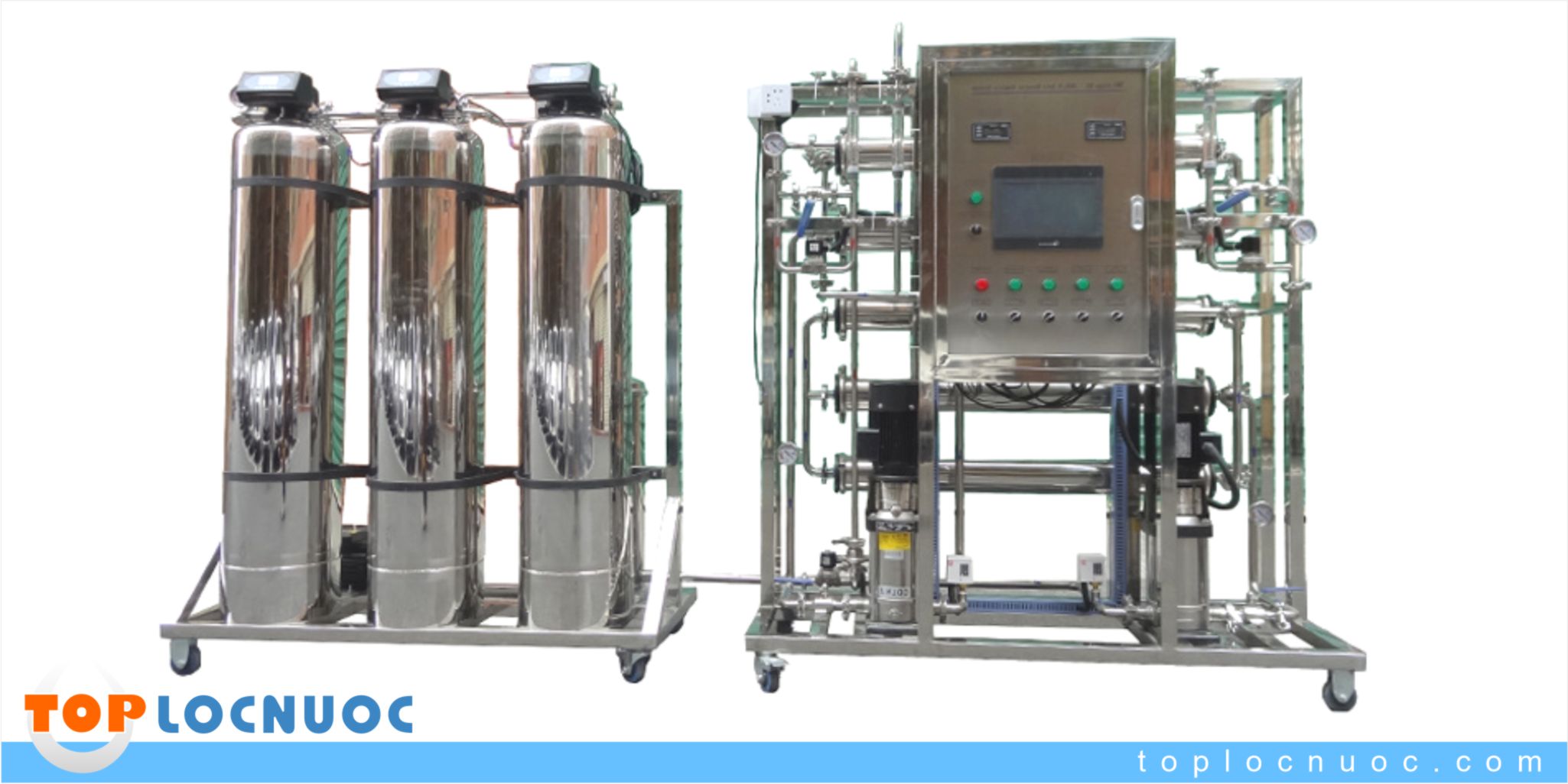 Hệ thống Lọc nước công nghiệp RO 2,2 m3/h gồm những gì?