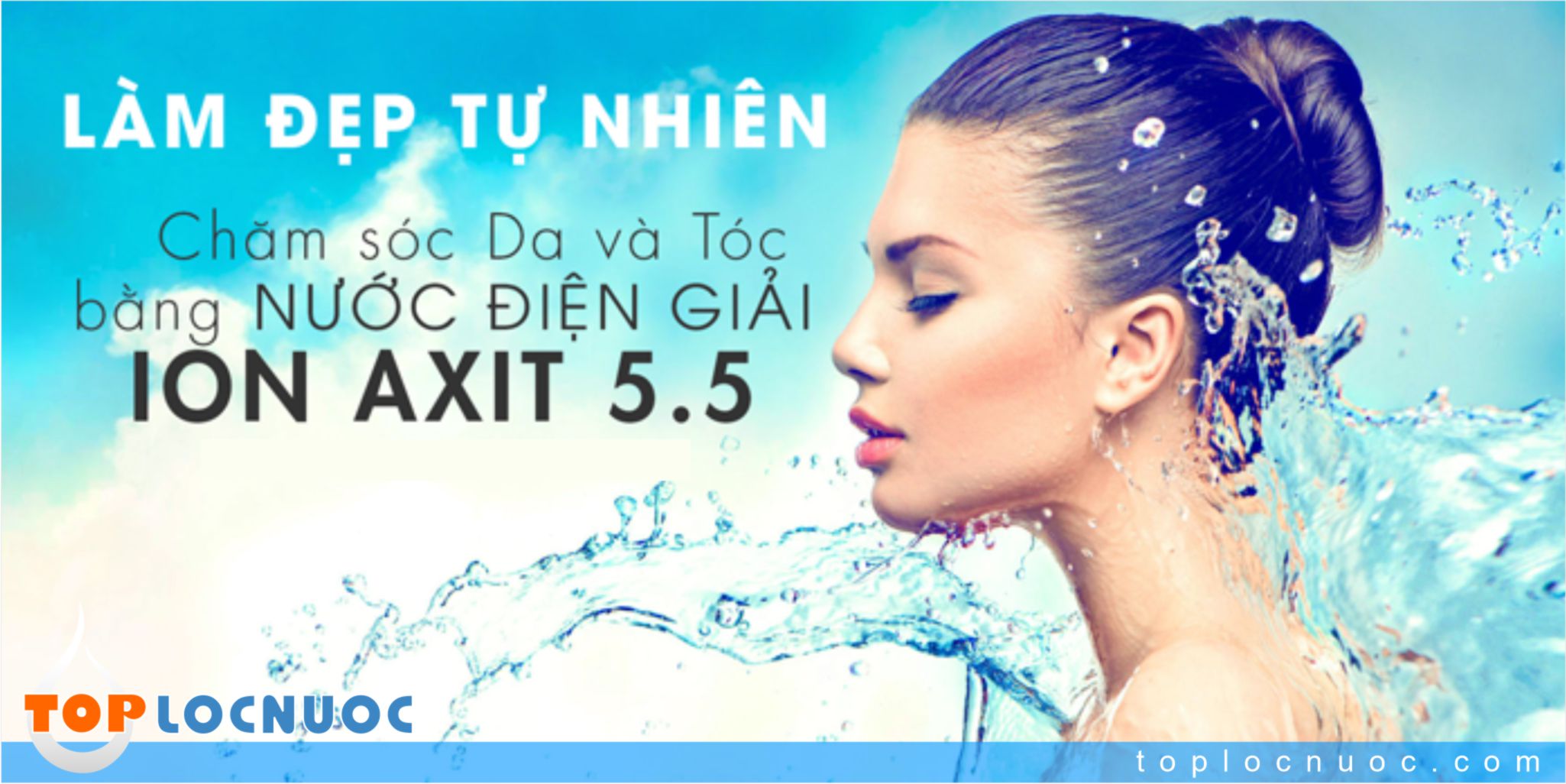 Cách chăm sóc tóc khỏe tự nhiên với nước ion kiềm pH 4.5 – 5.5