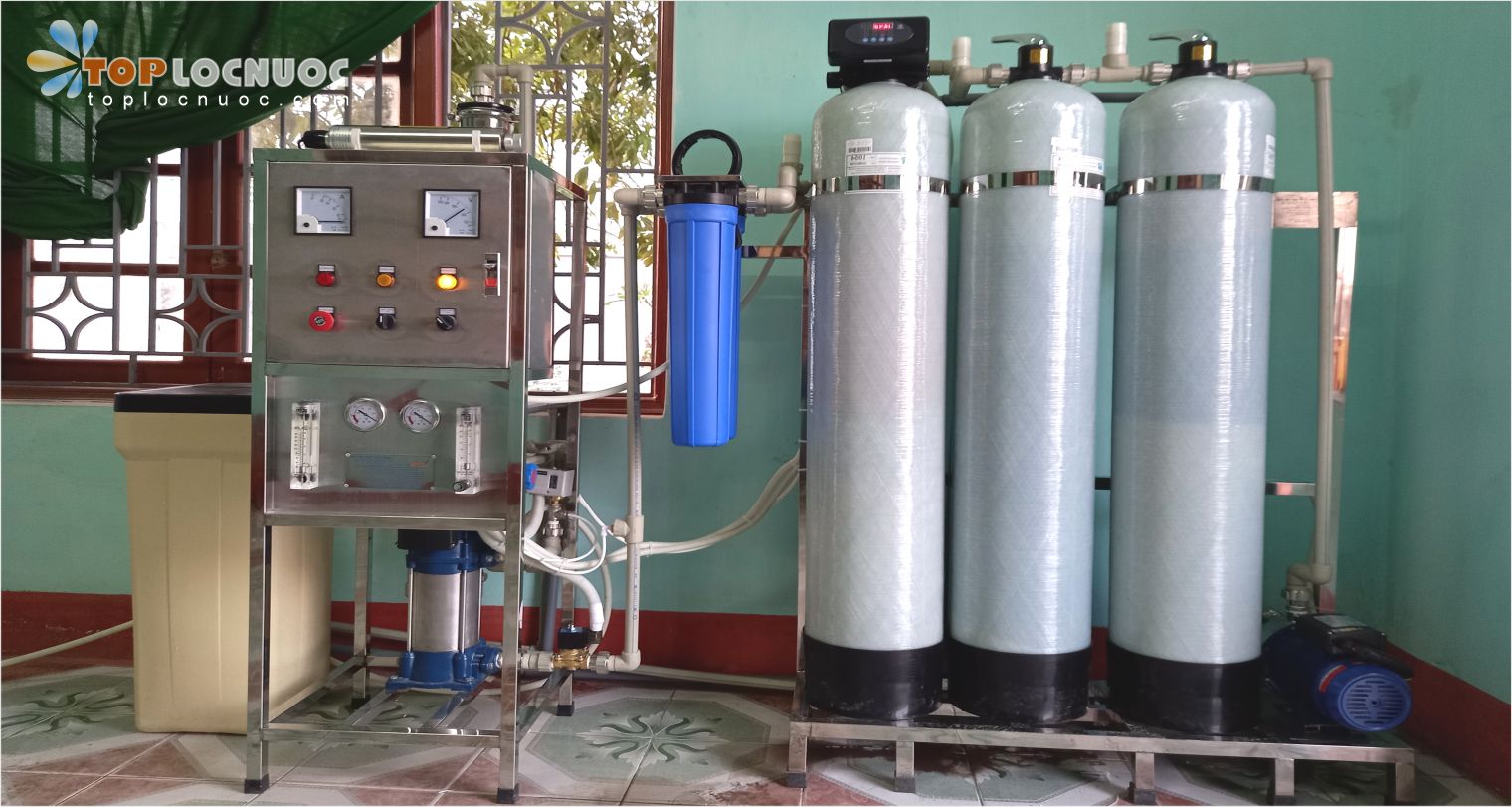 Hệ thống lọc nước cung cấp nước ăn uống cho toàn bộ Trường học