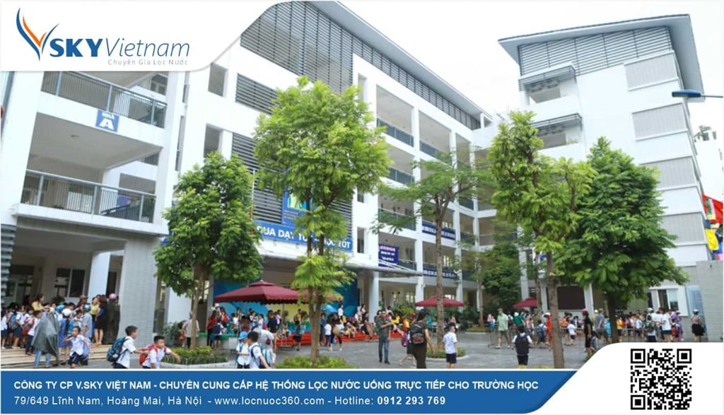 Hệ thống máy lọc nước 1500 L/h dùng cho Trường học quy mô thế nào?