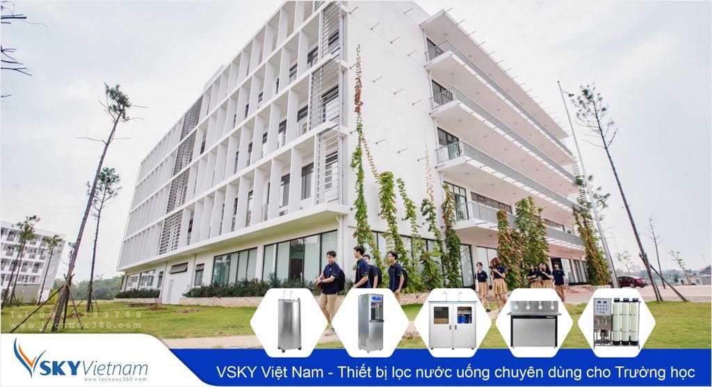 Hệ thống máy lọc nước 750 L/h chuyên dùng cho Trường học nội trú