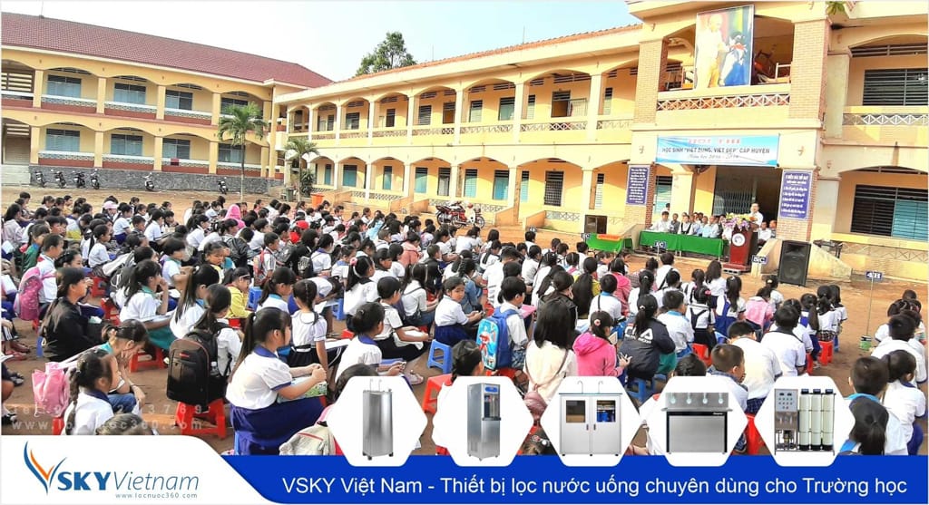 Nhu cầu nước sạch cho Trường học và lợi ích của Máy lọc nước công nghiệp