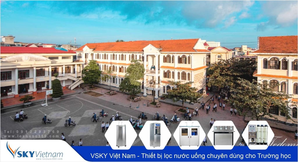 Lắp đặt Máy lọc nước công nghiệp RO cho Trường học tại Hà Nội