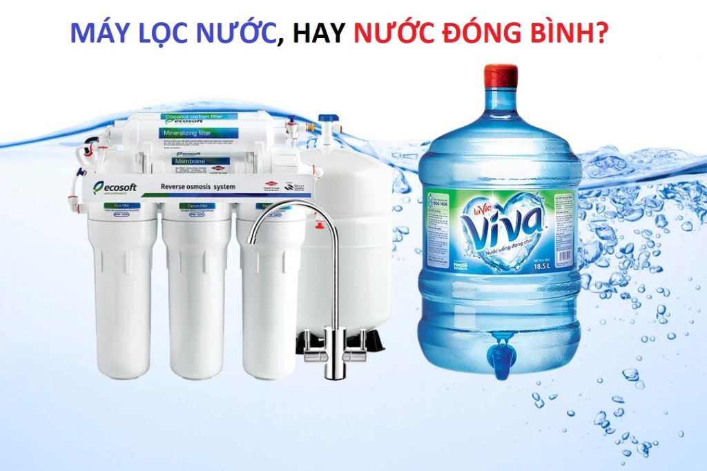 Thay nước đóng bình bằng Máy lọc nước