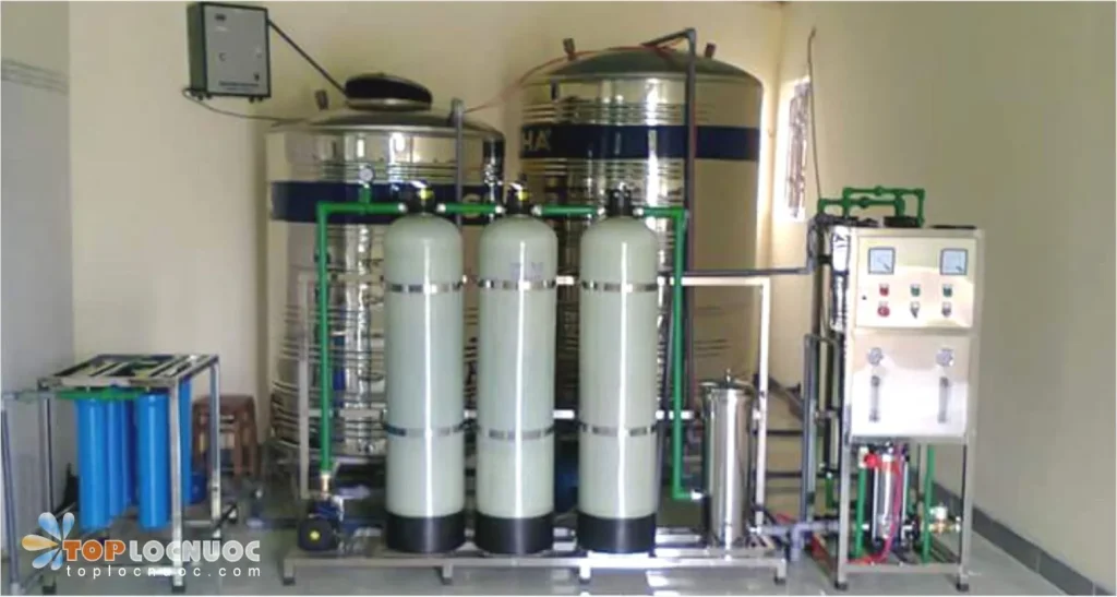 Hệ thống Máy lọc nước công nghiệp 500l/h cho Nhà xưởng, Nhà máy