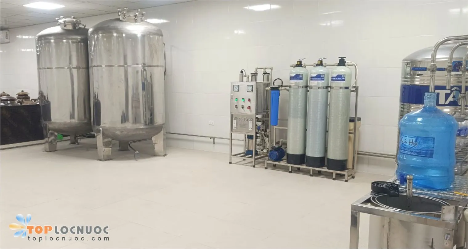 Máy lọc nước Công nghiệp 250l/h cho Nhà xưởng, Nhà máy