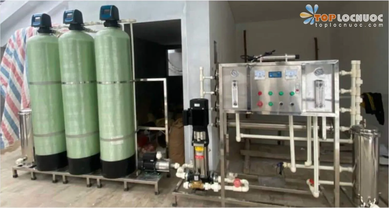 Hệ thống Máy lọc nước Công nghiệp 750l/h cho Nhà xưởng, Nhà máy