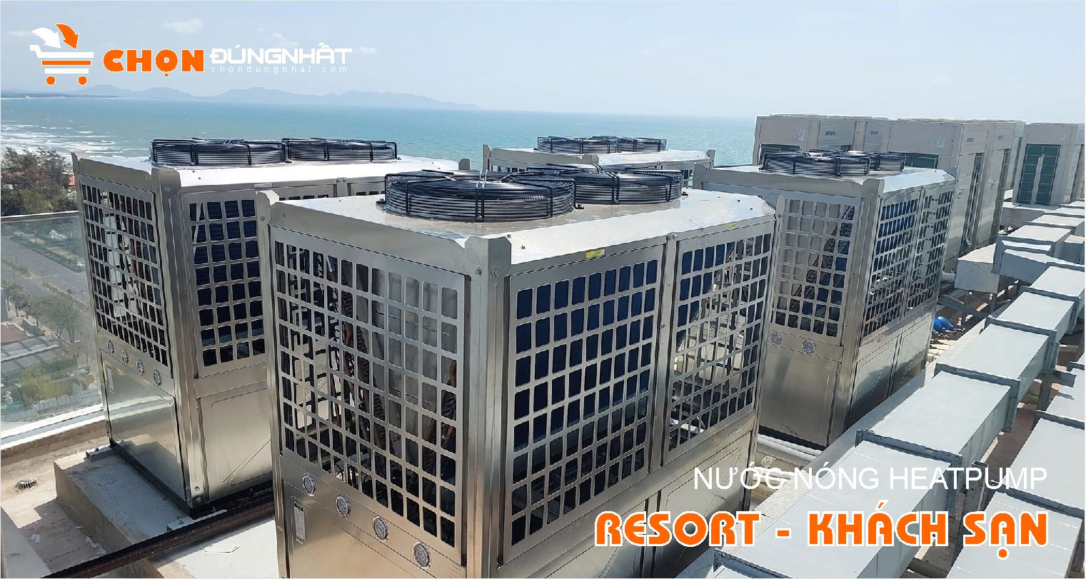 Cung cấp Hệ thống nước nóng trung tâm Bơm nhiệt cho Khách sạn