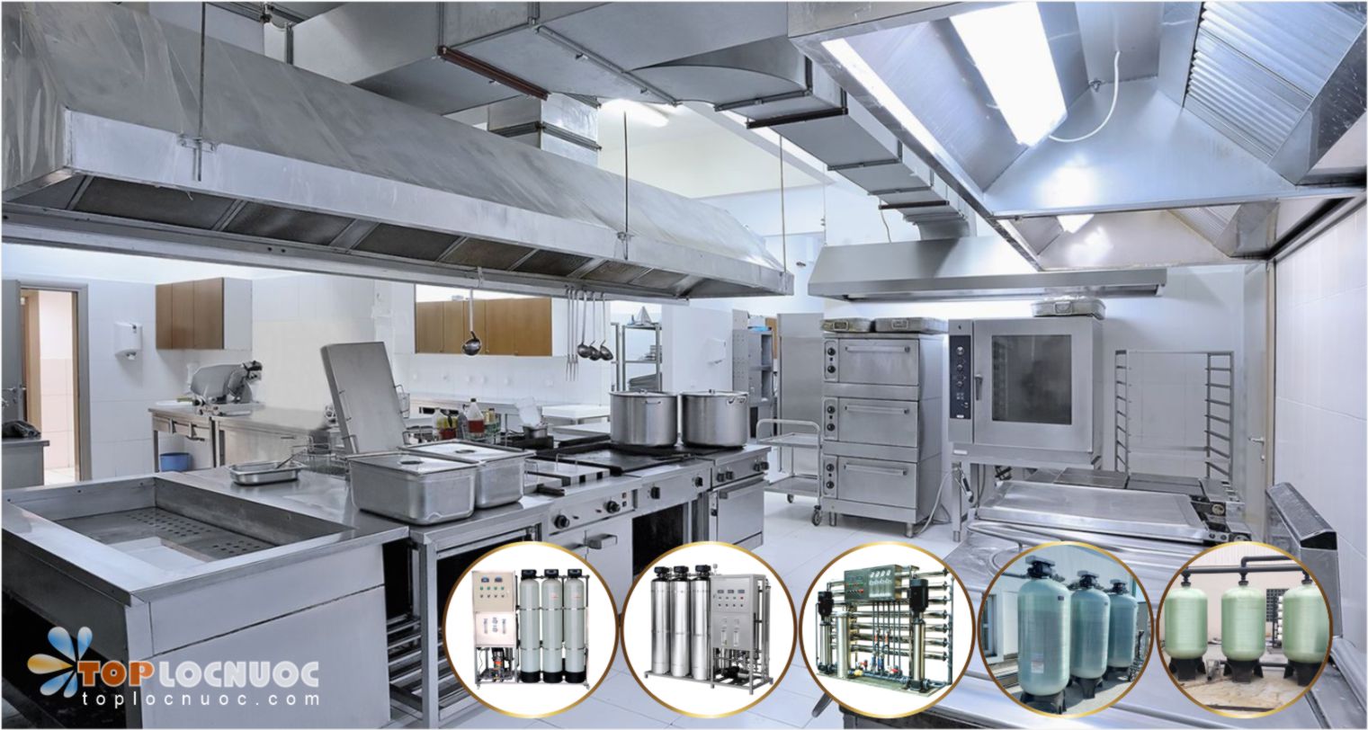 Hệ thống lọc nước công nghiệp RO cho Nhà hàng công nghệ mới nhất